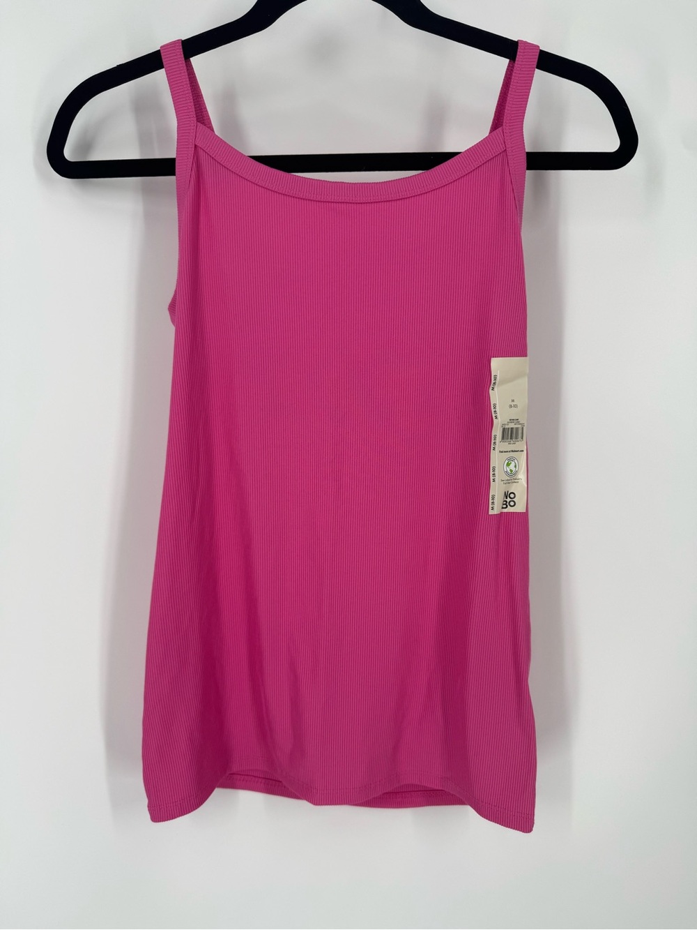 NOBO Ribbed Tank Top in Vibrant Pink